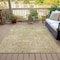 Homeroots 10' X 14' Sage And Beige Abstract Washable Indoor Outdoor Area Rug 630542 - alternate 4