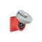 Hubbell Wiring IEC Pin & Sleeve, 30A 3-Phase 480V AC, 3-Pole 4-Wire, Female Receptacle HBL430R7W - alternate 1