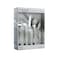 Megachef Cravat 20 Piece Flatware Utensil Set, Stainless Steel Service for 4 in Silver MCFW-CRAVAT-SILVER - alternate 1