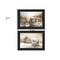 Homeroots Set Of Two Winter Reflections Black Framed Print Wall Art, 2PK 405770 - alternate 4