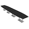 Skutchi Designs Boat Conference Table With Power, 48 in W, 264 in L, Black HAR-BOT-48x264-DOU-U999ST19-NA - alternate 1
