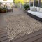 Homeroots 3' X 5' Brown And Beige Abstract Washable Indoor Outdoor Area Rug 599700 - alternate 4