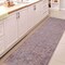 Jonathan Y Petunia Distressed All-Over Floral Border Non-Slip Washable Rose Clay/Gray 2ft x 8ft Runner Rug PTN102D-28 - alternate 3