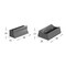 Cmt WEDGE FOR KNIVES 46x11x9.5mm FOR CUTTER HEAD 694.005/100 695.999.46 - alternate 2