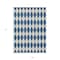 Homeroots 9' X 12' Navy Blue And Ivory Geometric Washable Indoor Outdoor Area Rug 577071 - alternate 4