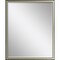 Homeroots 30" Silver Solid Wood Framed Accent Mirror 632823 - alternate 1