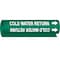 Brady Wrap Around Pipe Marker: COLD WATER RETURN8in H x 5in W, Fits Pipes 0.5in Dia. Thru 1.375in Dia. 80548 - alternate 1