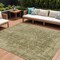 Homeroots 10' X 14' Brown And Beige Abstract Washable Indoor Outdoor Area Rug 616603 - alternate 1