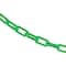 Mr. Chain 1.5" x 25' Green Plastic Safety Chain 30004-25 - alternate 1