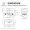Anzzi Piete Series 32in W x 68in D x 25in H Black Freestanding Bathtub MN6732BKS - alternate 3
