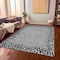 Homeroots 9' X 12' Gray Animal Print Washable Indoor Outdoor Area Rug 607654 - alternate 2