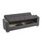 Homeroots 90" Gray Chenille Sleeper Sofa And Toss Pillows With Brown Legs 607123 - alternate 2