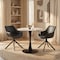 Leisuremod Bristol Round MDF Dining Table - Pedestal Base Kitchen Table, Modern Style BTBL-B27MWT - alternate 2