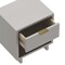 Manhattan Comfort Elara 18 in Solid Wood Nightstand in Light Gray (1-Drawer) NS1794-6 - alternate 4