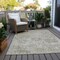 Homeroots 5' X 8' Ivory Brown And Gray Damask Washable Indoor Outdoor Area Rug 603762 - alternate 4