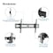 Brookstone Tilt Wall Mount for 36 in -90 in TVs, ±12 degree Tilt, 2.1 in Low Profile, 99 lbs Capacity BKS-720-918 - alternate 3