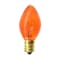 Ilc Replacement Incandescent Bulb, 7W, 120V, C7, E12 Candelabra Screw, 4PK LIGHT BULB / LAMP 7C7/O/TW 120V - alternate 2