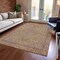 Homeroots 8' X 10' Gold And Peach Medallion Washable Indoor Outdoor Area Rug 616271 - alternate 5