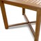 Homeroots 36" Brown Square Solid Wood Trestle Base Dining Table 476415 - alternate 3