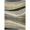 Homeroots 5' X 8' Taupe Gray And Black Abstract Washable Indoor Outdoor Area Rug 603690 - alternate 3