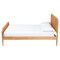 Baxton Studio Lucera Mid-Century Oak Brown Queen Size Bobbin Bed 257-14017-ZORO - alternate 5