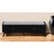 Homeroots 59" Gray and Black Fabric Upholstered Storage Bench with Drawers 523986 - alternate 1