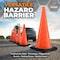 Xpose Safety Traffic Safety Cone, 28 in, PVC Plastic, 10 lb Base, Orange, DOT Approved, Full Pallet, PK297 OTC28-10L-FP297-X - alternate 3