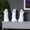 Homeroots Set of Three White Polyresin Halloween Ghost Figurines, 3PK 634132 - alternate 2