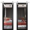 Sartodoors Sturdy Double Barn Door with Mirror, Lucia 1299 Matte Black, 13FT Silver Rail Hangers Heavy Set,  LUCIA1299DB-S-BLK-60 - alternate 1