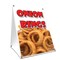 Signmission Onion Rings, 24 Inch x 18 Inch A-frame Yard Sign, Plastic Sign SBC-1824-Onion Rings - alternate 1