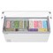 Koolmore 70 in. Gelato Dipping Cabinet Display Freezer with Sliding Glass Door and Sneeze Guard, 20 Cu. Ft. KM-GDC-71SD-FG - alternate 5