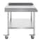 Vevor Double Overshelf Stainless Steel Overshelf 2-Tier 12"x48" for Prep Table LJ1220*300 - alternate 1