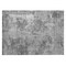 Homeroots 2' X 3' Gray Abstract Washable Non Skid Indoor Outdoor Area Rug 564260 - alternate 3