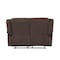 Homeroots 60in Brown Microfiber Manual Reclining Loveseat 329368 - alternate 2