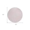 Homeroots 8' Pink And Ivory Round Geometric Washable Indoor Outdoor Area Rug 602439 - alternate 5