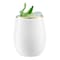 Smarty Had A Party 12 oz White with Gold Elegant Stemless Plastic Wine Glasses 64 Glasses, 64PK 3712-WHG-CASE - alternate 3