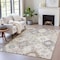 Homeroots 8' X 10' Ivory Gold And Gray Southwestern Washable Indoor Outdoor Area Rug 632272 - alternate 2