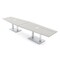 Skutchi Designs Hexagon Conference Table With Power Unit, 48 in W, 168 in L, Ivory HAR-HEX.IR-48X168-DOU-K458-ESIL - alternate 1