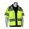 Pip ANSI Type R Class 3 Black Two-Tone Eleven Pocket Tech-Ready Mesh Surveyors Vest w/"D" Ring Access 303-0800D-LY/5X - alternate 1