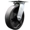 Service Caster 8 Inch Heavy Duty Top Plate Glass Filled Nylon Swivel Caster with Ball Bearing SCC-35S820-GFNB - alternate 1