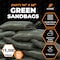 Xpose Safety Woven Polypropylene Sand Bags for Gravel - 14in x 26in 50 lb Limit, Green, Pallet of 15,000 SBG-1426-FP15000-X - alternate 3