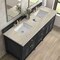 James Martin Vanities Lorelai 72" Double Vanity, Black Onyx, w/ 3 CM Tajnar Eclos Top w/FreePower Wireless Charger 424-V72-BKO-FTJR - alternate 3