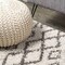 Jonathan Y Algaida Moroccan Diamond Shag Beige/Dark Gray 8 ft. x 10 ft. Area Rug SHG104A-8 - alternate 4