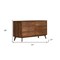 Homeroots 51" Brown Solid and Manufactured Wood Six Drawer Double Dresser 283797 - alternate 3