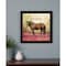 Homeroots Henry the Horse Black Framed Print Wall Art 415337 - alternate 2