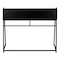 Homeroots 47" Black Wood and Metal Sled Computer Desk 489850 - alternate 2