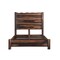 Homeroots Walnut Live Edge Solid Wood Queen Bed Frame 520901 - alternate 5