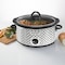Brentwood Industries 3.5 Quart Diamond Pattern Slow Cooker in Stainless Steel SC-136S - alternate 2