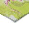 Homeroots 9' X 12' Lime Green Neon Pink And Ivory Abstract Washable Indoor Outdoor Area Rug 597786 - alternate 4