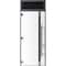 Vdomdoors Front Exterior Prehung Steel Door Ronex1011 Grey 96 Transom Window Sidelite Stainless Inserts Entry RONEX1011EXD-GRE-W36xH96+16-RH-I - alternate 1